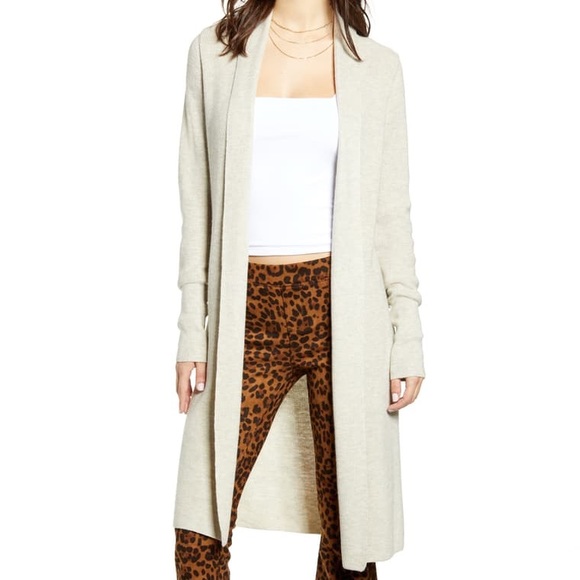 oatmeal heather cardigan